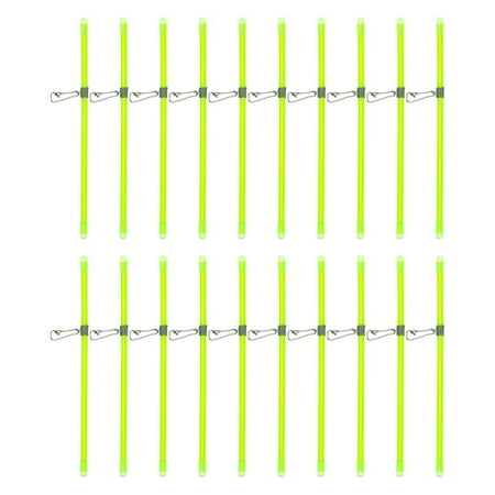 RANMEI 20pcs Fishing Anti-Tangle Feede Boom Tube Balance Connector With Snaps L Shape