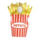 thumbnail image 5 of Accesorios para disfraces de papas fritas, disfraz de papas fritas de Halloween para fiesta temática de, 5 of 8