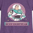 thumbnail image 3 of Toy Story 4 - Sunny Side Up Buzz - Toddler & Youth Girls Short Sleeve Graphic T-Shirt, 3 of 5