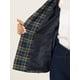 thumbnail image 5 of BLAZERS CHIC PARA MUJERES INSPIRE Con Solapa Notch de Manga Larga y Un Botón, Blazer de Cuadros Verde Azul M, 5 of 6