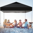 thumbnail image 6 of 10x10ft Pop Up Canopy Tent, Portable Outdoor Canopy Instant Shelter Commercial Canopies with Wheeled Carry Bag and 4 Sand Bags for Patio, Party, Events, Camping, 6 of 7