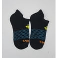 thumbnail image 2 of BOMBAS kids Originals Ankle Socks 3 pack, XS, Black/multicolor, 2 of 2