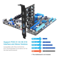 thumbnail image 2 of Adaptateur de Carte PCIE vers USB 3.0 4 Ports pour PC de Bureau, Supporte WindowsXP/7/8/10, 2 of 7