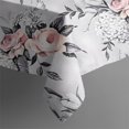 thumbnail image 4 of Pioneer Flower Floral Print Pattern Rectangle Tablecloth 60"x120",Waterproof Polyester Rectangle Table Cloth, Wipeable Spillproof Polyester Tablecloth for Dining, Camping, Indoor and Outdoor, 4 of 6