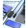 thumbnail image 3 of Cargador De Coche Usb C De 100W, 90W, 65W Para Ordenador Portátil Dell Latitude 5420 5520 5510 7420 7410 7400 Chromebook 3100 Xps 12 13 15 9250 9350 9500 9530 Precision 5550 5750 3540 3541 3550 Cable, 3 of 7