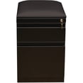 thumbnail image 2 of Lorell® 19 7/8"D 2-Drawer Mobile Letter-Size Pedestal File Cabinet With Seat Cushion, Black, 2 of 7