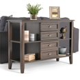 thumbnail image 2 of Simpli Home Console Burlington Marron Espresso, 2 of 5