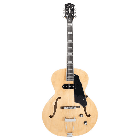Guitarra Eléctrica 6 Cuerdas Mars Modelo Archtop P90 Natural