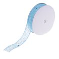 thumbnail image 1 of Del Brillo De 20 Yardas Con Del Borde De Para la regala Artesanía Del Del cabellero De Wrappng 25m M Azul Hugo Cintas de organza, 1 of 10