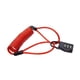 thumbnail image 2 of Candado de combinación con cable, resistente, con código de alambre para bicicleta y maleta. Rojo, 2 of 9