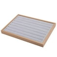 thumbnail image 2 of Wood Jewelry Trays Organizer Holder Display for Drawer Ear Necklace Lines, 2 of 7