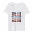 thumbnail image 3 of Camiseta para mujer jinwen Ropa deportiva informal con cuello redondo M, 3 of 8
