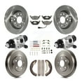 thumbnail image 1 of Transit Auto Front Rear Disc Brake Rotors Semi-Metallic Pads and Drum Kit (9Pc) for Car 2011-2012 Volkswagen Jetta rear brakes with 280mm Diameter Rotor K8S-102633, 1 of 11