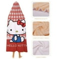 thumbnail image 6 of Hello Kitty Hooded Blanket Poncho, Wearable Hooded Blanket Cozy Soft Warm Plush Fleece Blanket for Adult Women Men 60x80, 6 of 6