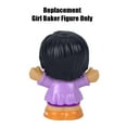 thumbnail image 4 of Replacement Part for Fisher-Price Little People Playset - HBW70 ~ Girl Baker Wearing Yellow Apron with Cupcake, Pink Outfit and Clip in Black Hair Figure ~ Works Great with Any Little-People Playset, 4 of 5