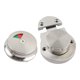 thumbnail image 3 of Pestillo de cerradura de puerta de baño con indicador, cerradura de inodoro, indicador de perno de puerta, hardware Plata, 3 of 9