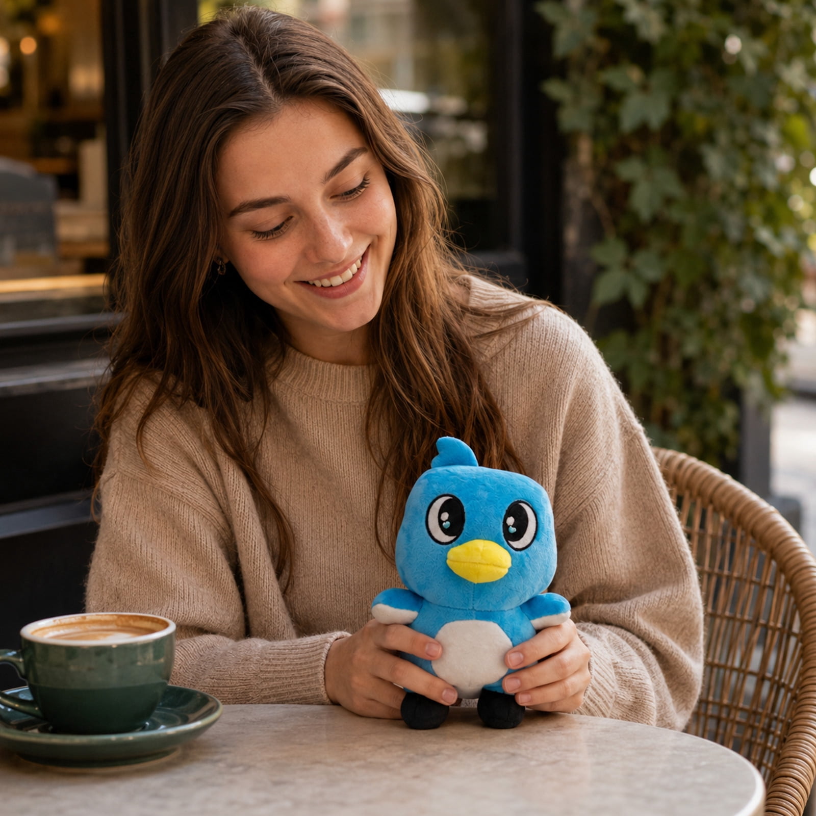 Milo and Chip Plush, 9.8 Inch Super Soft and Huggable Plush Toy, Milo Blue Bird Plushie for Game Fans, Collectible Stuffed Animal for All Ages
