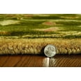 thumbnail image 2 of 5'x8' Emerald Green Hand Tufted Traditional Floral Indoor Area Rug, 2 of 5