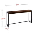 thumbnail image 6 of Holly and Martin Macen Transitional Console in Dark Tobacco and Gunmetal Gray, 6 of 10