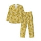 thumbnail image 1 of Balery Flower Pijama para Hombre de Dos Piezas con Manga Larga, Conjunto de Dormir y Descanso Suave con Bolsillos-Small, 1 of 7