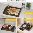 thumbnail image 4 of Bambloom Bamboo Serving Tray with Handles,Set of 3 Breakfast Trays for Eating,Tea,Working,Walnut, 4 of 6