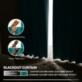 thumbnail image 6 of Deconovo Blackout Curtains for Kitchen Windows, Room Darkening Panels with Back Tab and Rod Pocket, Turquoise, 2 Pieces, 52"x45", 6 of 8
