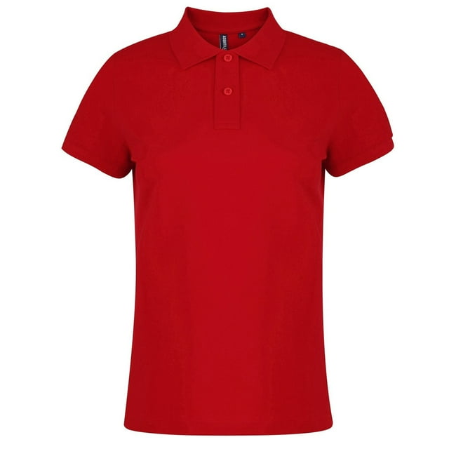 Asquith & Fox Polo Uni à Manches Courtes pour Femmes