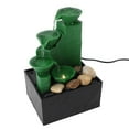 thumbnail image 1 of Compact LED Tabletop Fountain Circulating Water with Stones, USB Powered for Home and Office Decor, 1 of 7