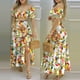 thumbnail image 1 of ICHUANYI Clearance Fashion Women Summer Froral Print Casual Short SLeeve Top+ Skirt Set(Yellow, XXL) ICHUANYI WER2023081001934, 1 of 9