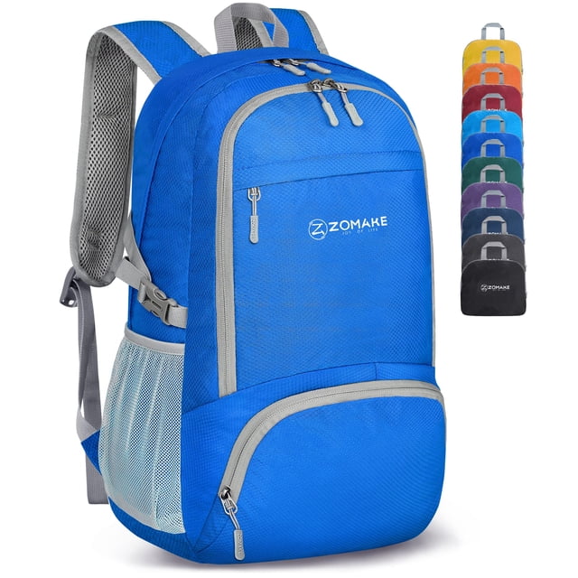 Mochila ZOMAKE ligera, plegable, 30 L, resistente al agua