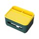 thumbnail image 2 of Organizador de cajas de pañuelos | Porta pañuelos de baño ABS de pared y escritorio con múltiples compartimentos | Instalación superadhesiva sin taladros | Estante para cocina, habitación de invit, 2 of 5