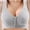 A-Gray, variant on Women's Underwire Front Closure Lace Bra - Thin, Ventilated and Supportive Comfort Under $5