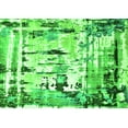thumbnail image 1 of Ahgly Company Indoor Rectangle Oriental Green Industrial Area Rugs, 5' x 7', 1 of 4