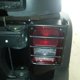 thumbnail image 3 of 7.09inch Black Retro Motorcycle Headlight Grill Round Cover Mask, 3 of 4