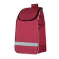 thumbnail image 5 of Abbraccia Shopping Cart Bag Trolley Accessory Spare Pouch Portable Oxford Cloth for Groceries Reusable for Utility Cart Water Resistant Red, 5 of 9