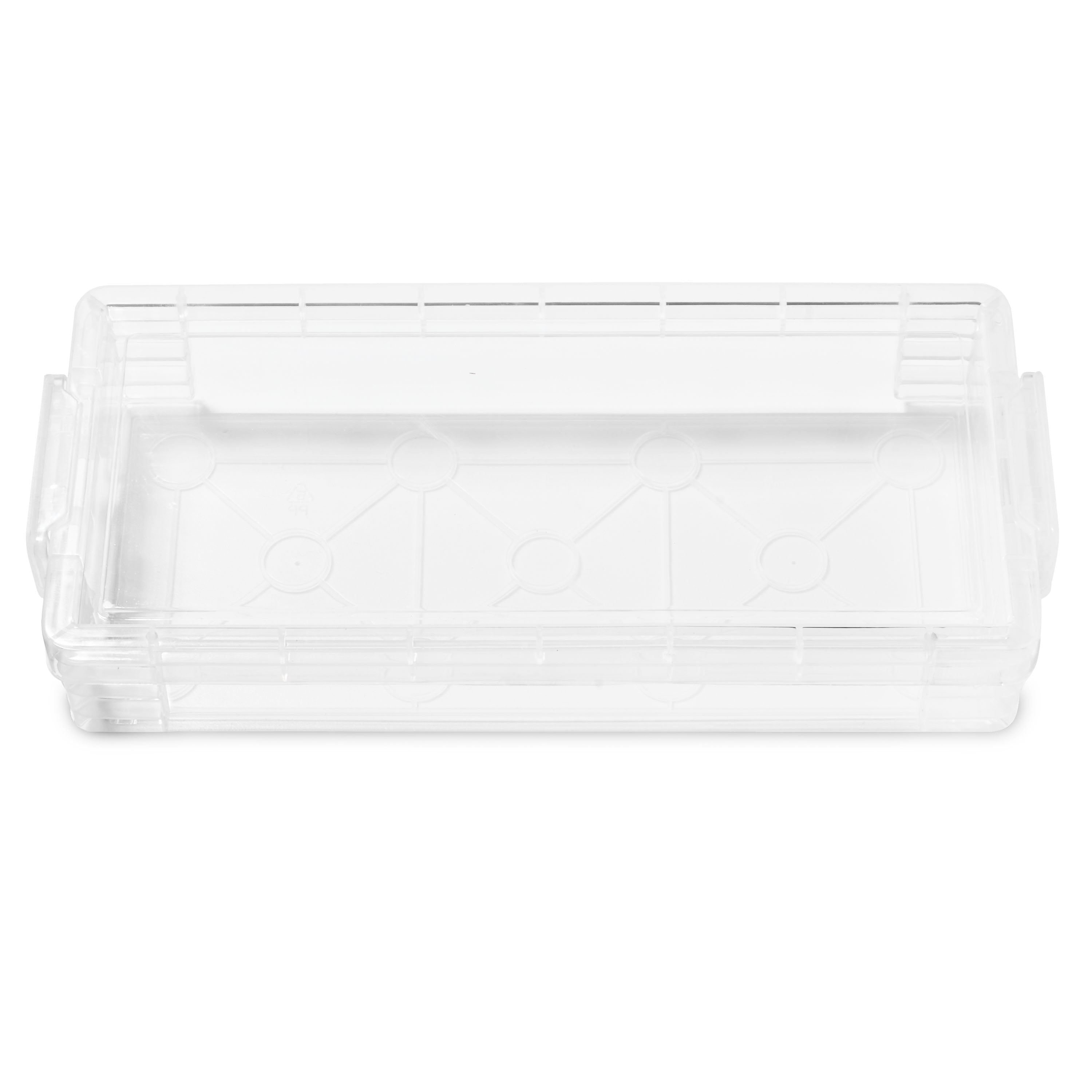 Pen + Gear Slim Supply Storage Box, Clear, Desktop Organizers