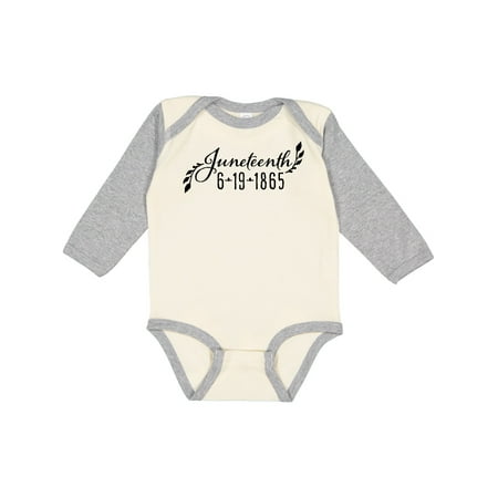 

Inktastic Juneteenth 6-19-1865 Gift Baby Boy or Baby Girl Long Sleeve Bodysuit