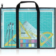 Art Portfolio Bag-Waterproof Handle Poster Organizer Portfolios Carrying Case for Artworks, Drawing Pads Supplies, Charts and Teaching
