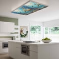 thumbnail image 3 of Ocean Turtle Magnetic Fluorescent Light Covers for Ceiling Lights 2x4Ft, Summer Beach Underwater Coral Fish Sea Office Classroom Kitchen Drop Ceiling Light Covers Lighting Filters Shade Panel 2 Packs, 3 of 9