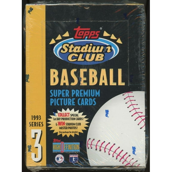 1993 Topps Stadium Club Series 3 Baseball Box