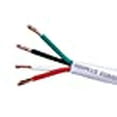 thumbnail image 3 of Monoprice Access Series 16 Gauge AWG CL3 Rated 4 Conductor Speaker Wire / Cable - 1000ft Fire Safety In Wall Rated, Jacketed In White PVC Material 99.9% Oxygen-Free Pure Bare Copper, 3 of 5
