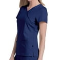 thumbnail image 4 of Urbane by Landau Women's Sophie Crossover Tunic Scrub Top, Style 9577, 4 of 5
