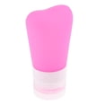 thumbnail image 4 of Botellas Tubos de Silicona Aplastables Artículos de Aseo para Viaje Contenedores Rosa roja 38ml, 4 of 7