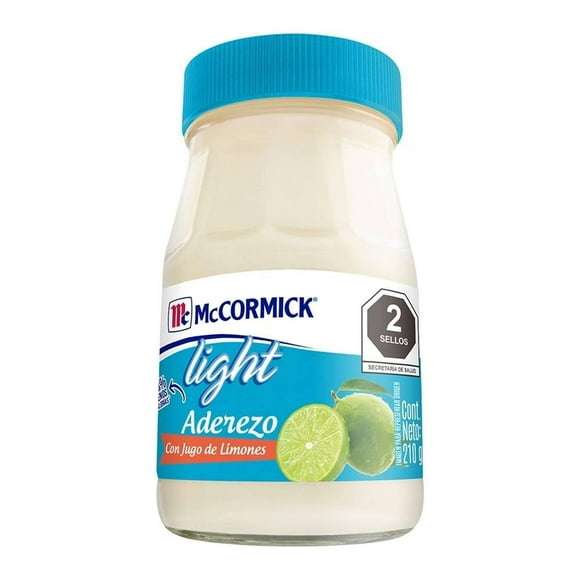 Aderezo de mayonesa McCormick light con limón 210 g