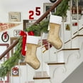 thumbnail image 2 of Gcvizuso Christmas Stockings, Clearance Christmas Decor, Christmas Tree Decorations Gift Bags Candy Bags White Velvet Christmas Stockings, 2 of 6