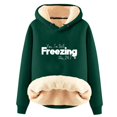 thumbnail image 2 of Birdeem Sweat à Capuche d'Hiver Chaud en Peluche pour Femmes Manches Longues, 2 of 12