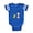 Royal Blue, variant on CafePress - Little Brother Big Sister S - Cute Infant Baby Football Bodysuit