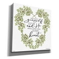thumbnail image 2 of Epic Graffiti 'Delight Yourself Heart Wreath' by Cindy Jacobs, Canvas Wall Art, 26"x26", 2 of 2
