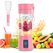 BCOOSS Portable Personal Blender for Smoothies and Shakes USB Rechargeable Juicer Cup,380ml