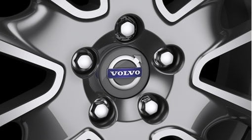 Genuine Volvo Volvo Wheel Lug Nut Cap Black Set Of 20 31471686 